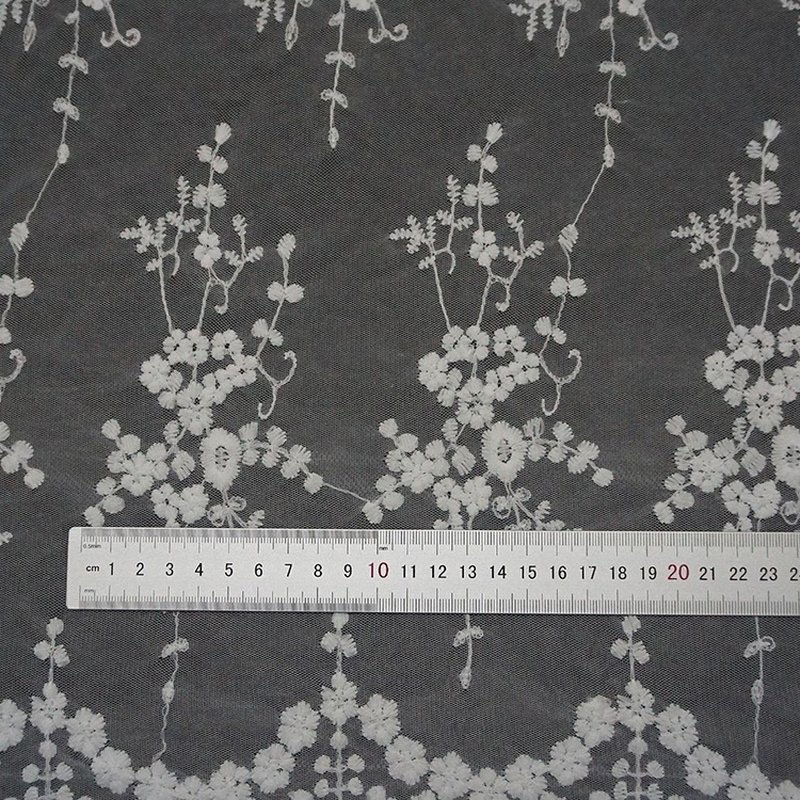 Evening Lace Trim Polyester Sequin Fabric for Bridal Wholesale Supplie 8